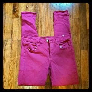 American Eagle High Rise Jean Jegging, Dark Pink